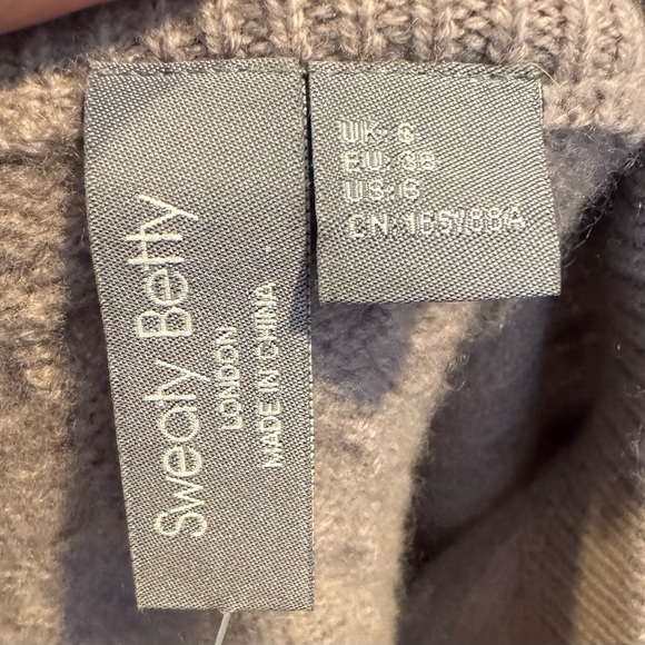 Sweaty Betty Dusty Pink Women's Cashmere Sweater - 6 ❤️ - Picture 2 of 4